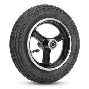 10 inch front scooter tire wheel replacement tyre rubber and aluminium alloy tyre electric scooter skateboard