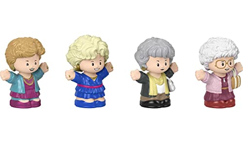 Little People Collector Dorothy, Blanch, Rose Sophia - the Golden Girls Special Edition Figure Set with 4 Character Figurines in a Gift Package