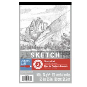 sketch pad by artist's loft, 5.5" x 8.5"