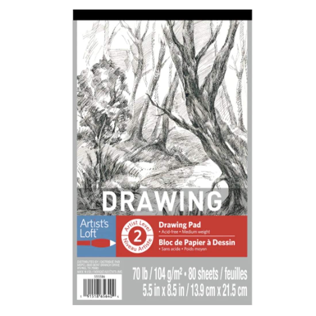 Drawing Pad by Artist's Loft | 5.5" x 8.5" (13.9cm x 21.5cm)