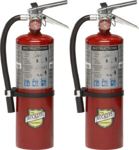 buckeye 5 hi sa40 abc 10914 fire extinguisher, pack of 2