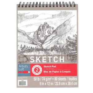 sketch pad by artist's loft | size 9" x 12"