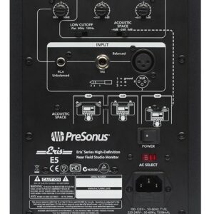 Focusrite Scarlett Solo 2x2 USB Audio Interface Full Studio Bundle with Creative Music Production Software Kit and Eris E5 Pair 2-Way Studio Monitors and 1/4” Instrument Cables