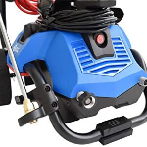 AR Blue Clean BC2N1HSS Electric Pressure Washer-2300 PSI, 1.7 GPM, 13 Amps Quick Connect Accessories, 2 in 1 Detachable Cart, On Board Storage, Portable Pressure Washer, High Pressure, Car, Patio