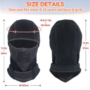 Venswell Kids Balaclava Windproof Ski Mask Winter Face Warmer for Cold Weather Boys Girls