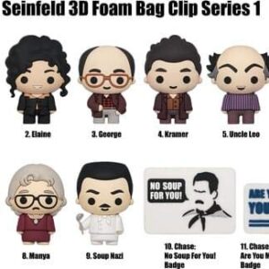 Seinfeld 3D Foam Bag Clip in Blind Bag (SINGLE)