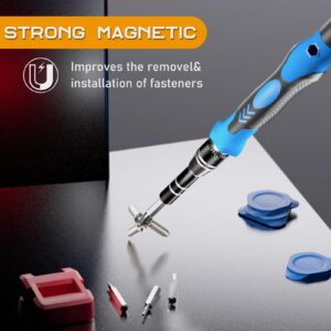 Small Screwdriver Set Precision Screwdriver Set - 122 in 1 Magnetic Mini Computer Screwdriver Kit ​with Case, Repair Screw driver Kit for Computer/Eyeglass/PC/Laptop/Mobile Phone/Watch/Camera/TV