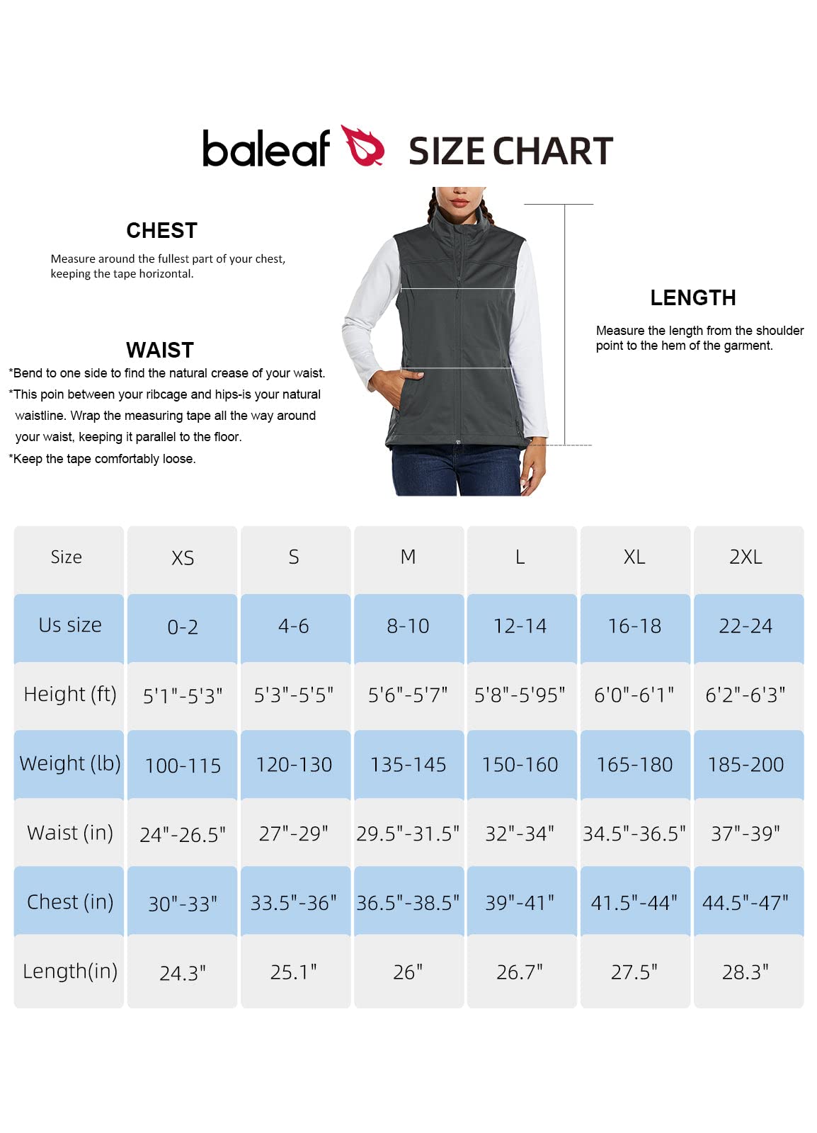 BALEAF Women's Lightweight Vest Softshell Sleeveless Jacket Windproof Stand Collar with Zipper Pockets Running Hiking Golf Gray M