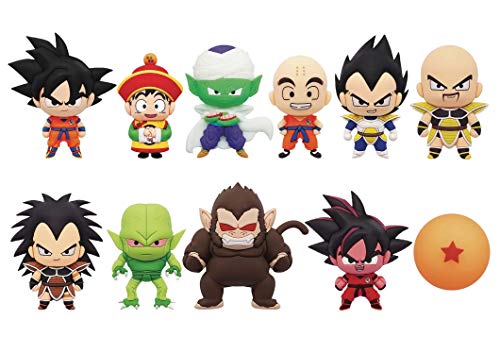 Toei Animation Dragon Ball Z Series 1 - 3D Foam Bag Clip in Blind Bag, Multi Color