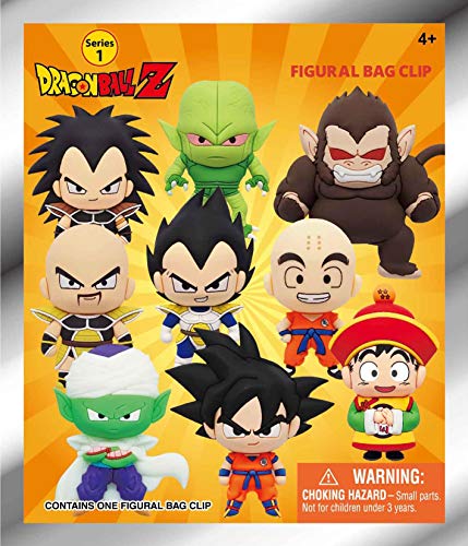 Toei Animation Dragon Ball Z Series 1 - 3D Foam Bag Clip in Blind Bag, Multi Color