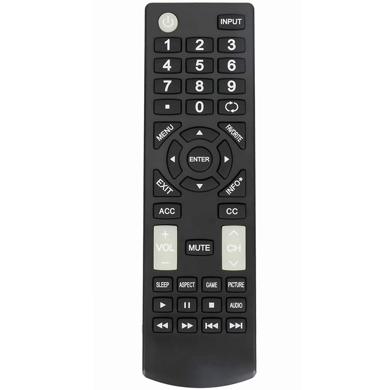 Replacement Remote Control fit for Insignia TV HDTV NS-40D510NA21 NS-19D310NA21 NS-32D310NA21 NS-24D310NA21 NS40D510NA21 NS19D310NA21 NS32D310NA21 NS24D310NA21