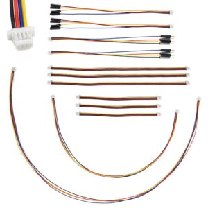 i2c qwiic cable kit stemma qt wire for sparkfun development boards sensor board breakout breadboard 4 pin sh1.0 connector