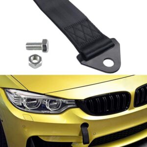 Red Nylon Racing Sports High Strength Tow Strap Drift Rally Emergency Tool for Front Or Rear Bumper Towing Hooks