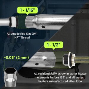 ONENESS 369 Triple Anode Rod & Dual Hex Wrench Set