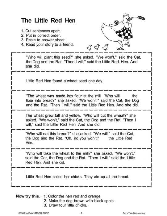 The Little Red Hen (Sequencing)