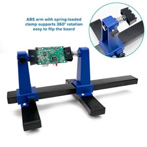 AmScope - Adjustable Circuit Board Holder and Clamping Kit, PCB Holder Frame - Multipack - 10 Pieces