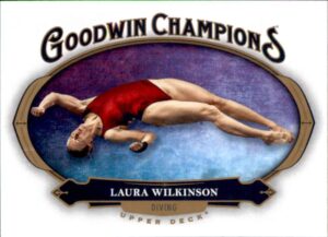 2020 upper deck goodwin champions #74 laura wilkinson diving card