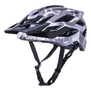 Kali Protectives Lunati Cycling Helmet, Topo Camo Matte Purple, S/M