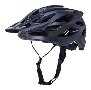 kali protectives lunati cycling helmet, solid matte black/black, s/m