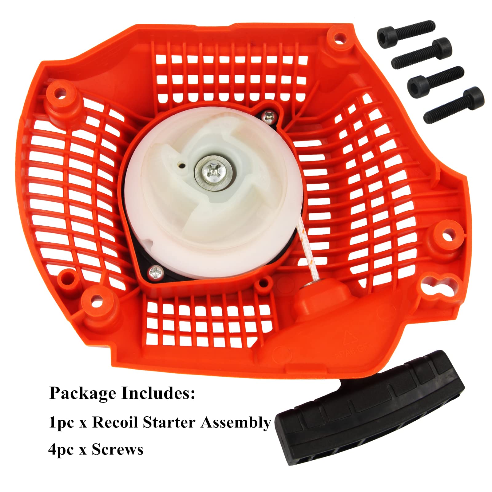 Kimsion Recoil Starter Assembly 504597002 for Husqvarna 135 140 435 440 435E 440E Chainsaw Pull Start Assembly, Replaces 504 59 70-02