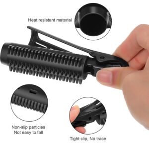 6 Pieces Natural Fluffy Hair Clip Volumizing Hair Root Clip Naturally Fluffy Clamp Rollers Hair Styling Tools for Women Girls (Black)