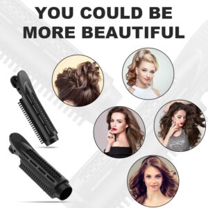 6 Pieces Natural Fluffy Hair Clip Volumizing Hair Root Clip Naturally Fluffy Clamp Rollers Hair Styling Tools for Women Girls (Black)