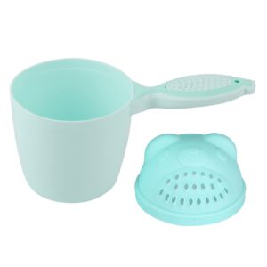 viagasafamido baby rinse cup, detachable baby shampoo rinser baby bath rinser wash hair cup with 2 different pour spouts for protect kids face and eyes