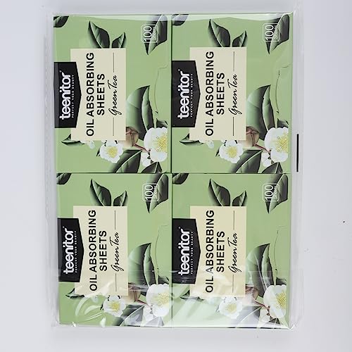 Teenitor 800 Counts Natural Green Tea Oil Control Film, Oil Absorbing Sheets for Oily Skin Care, Blotting Paper