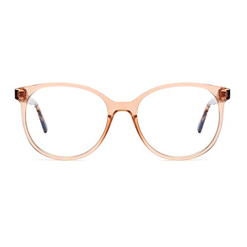 Yuluki Blue Light Blocking Glasses Spring Hinge,Lightweight Tritan Frame Fashion Anti Glare Eyestrain Computer Glasses