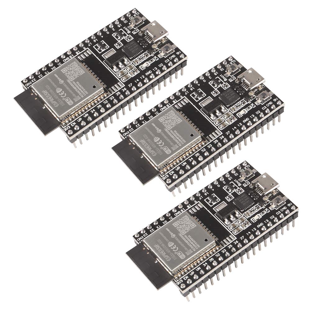 AITRIP 3pcs for ESP32-DevKitC core Board ESP32 Development Board ESP32-WROOM-32D Compatible with Arduino IDE