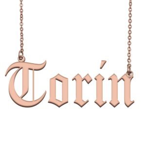 HUAN XUN Custom Letter Name Necklace Best Jewelry Gifts for Mother Torin