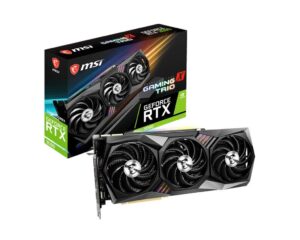 msi nvidia geforce rtx 3090 gaming x trio 24gb gddr6x graphics card