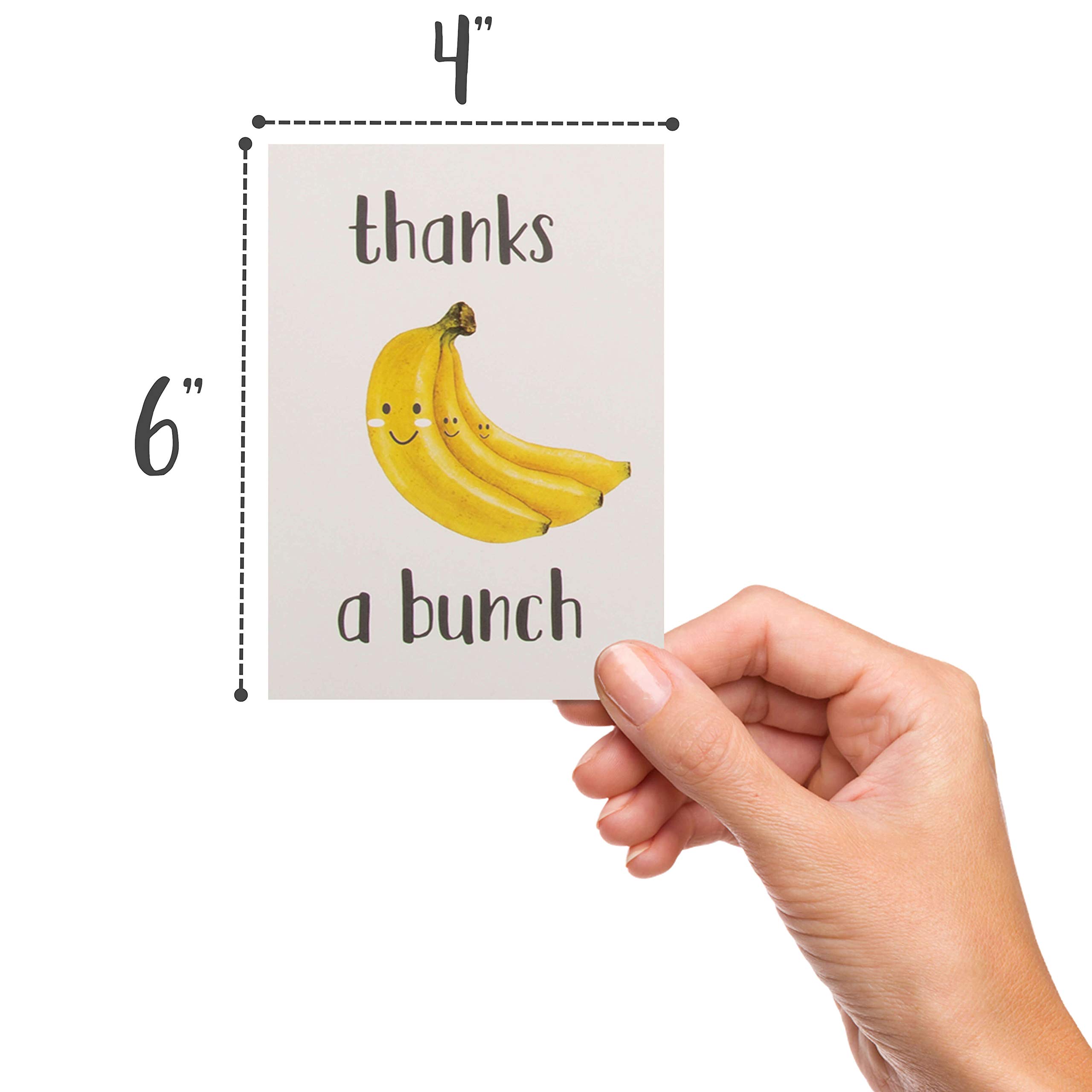 VNS Creations 40 Funny Thank You Cards with Envelopes & Stickers - Employee Appreciation Cards - Cute Thank You Cards - Funny Thank You Notes - Funny Blank Cards for Teachers, Employees, and Coworkers