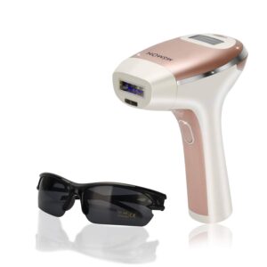 laser hair removal for woman and men, permanent hair removal 300,000 flashes home use hair remover device for bikini, face, legs, arms, armpits