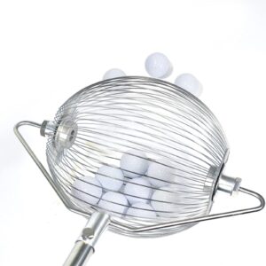 ASENVER Golf Ball Collector Picker Upper Table Tennis Ball Retriever Hold Up to 40 Balls