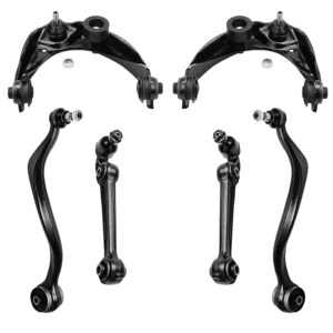 Detroit Axle - 14pc Front End Suspension Kit for 2010-2012 Ford Fusion Mercury Milan, 2011-2012 Lincoln MKZ, 6 Control Arms w/Ball Joints 2 Sway Bars 4 Tie Rods 2 Boots Replacement