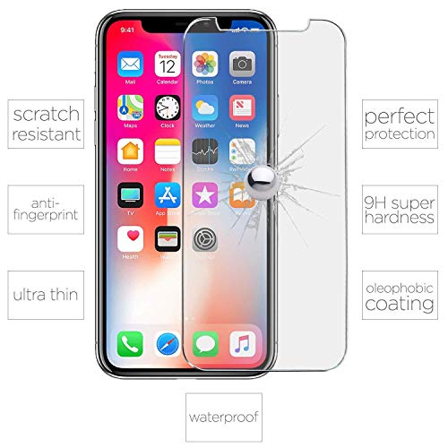 MASETECH iPhone 12 Mini Screen Protector - (5.4 Inch) Tempered Glass Screen Compatible with Apple (3 PACK)