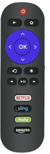 remote control compatible with all tcl roku tv with netflix-sling-hulu-amazon buttons