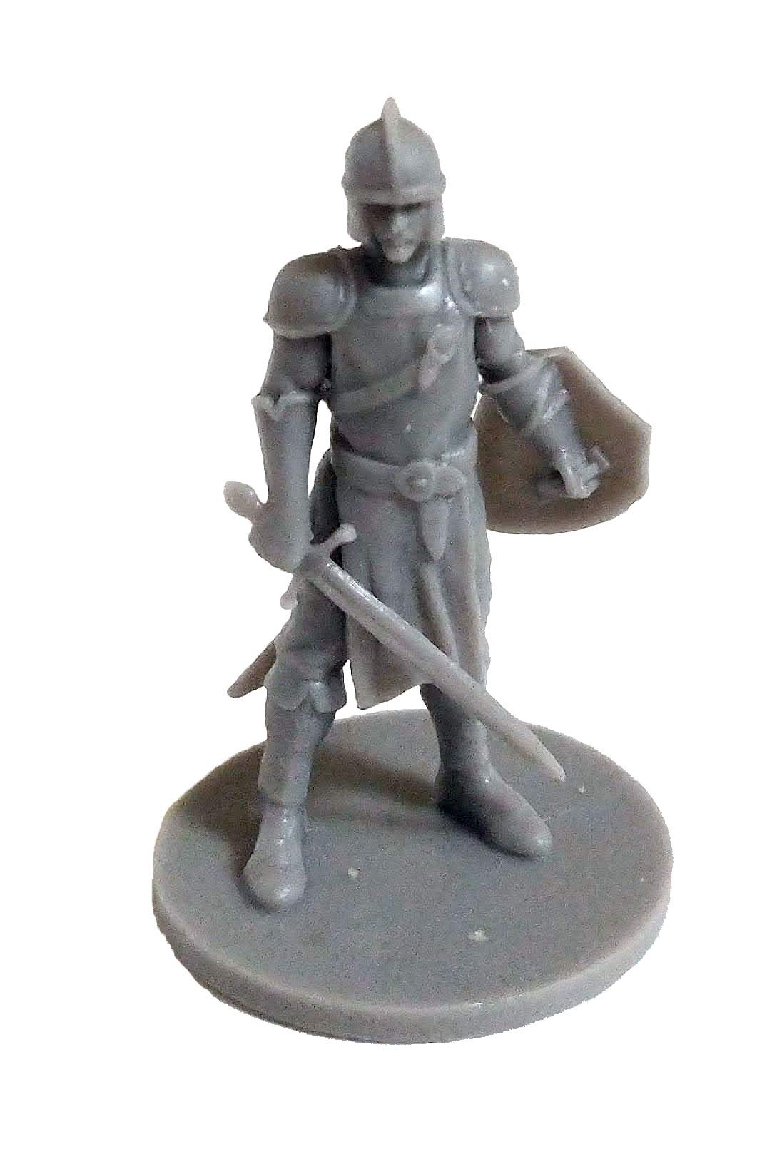 DRUNK'N DRAGON DND Guards Minis 25 Fantasy Miniatures for Tabletop/Dungeons and Dragons Roleplaying Games - Bulk Minis Unpainted- Figures Starter Set