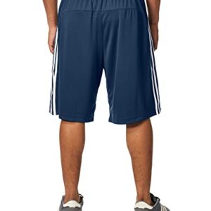 adidas Men's Designed 2 Move 3-Stripes Primeblue Shorts, Crew Navy/White, Medium