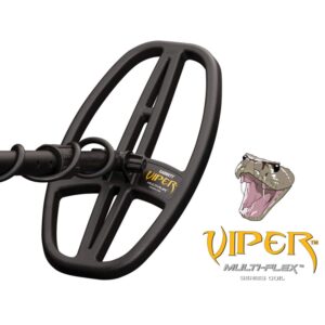 Garrett ACE Apex Metal Detector with 6x11" DD Multi-Flex Viper Search Coil, 20kHz