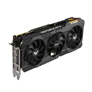 ASUS TUF Gaming NVIDIA GeForce RTX 3090 OC Edition Graphics Card- PCIe 4.0, 24GB GDDR6X, HDMI 2.1, DisplayPort 1.4a, Dual Ball Fan Bearings