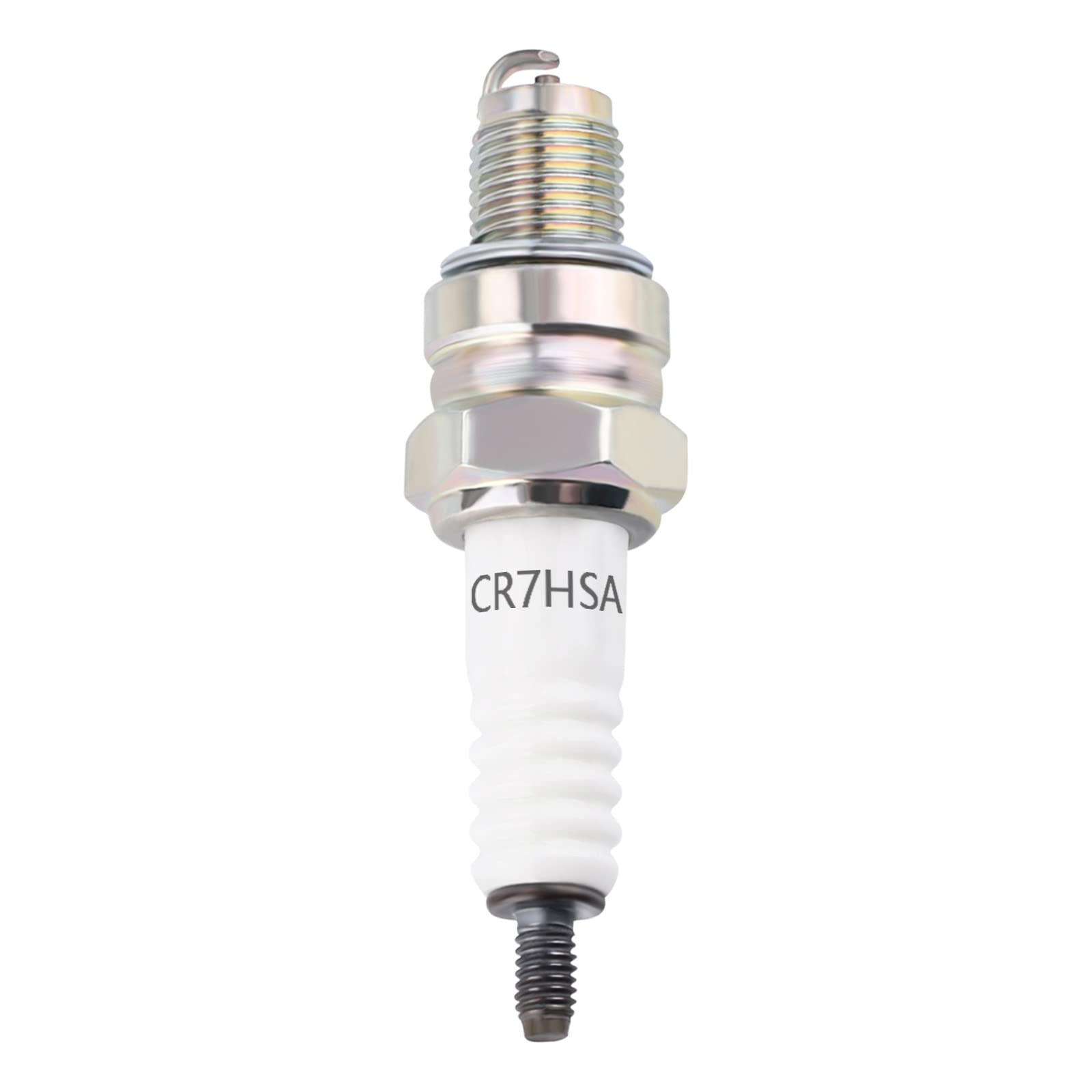 AloneGoer A7RTC CR7HSA Motorcycle Spark Plug A7RC A7TC CR7HSA 4549 Replace for GY6 Engine 50cc 70cc 90cc 100cc 110 125 150cc Motorcycle ATV Quad Scooter Go Kart Moped Chopper Buggy Dirt Racing Bike