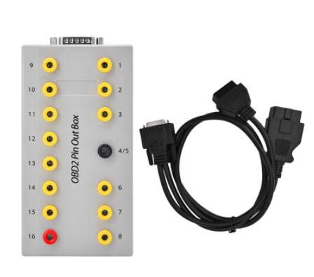 OBDII Diagnostic Scan Detector ＆ Break Out Box, OBD2 Breakout Box, OBD line Signal , Auto ECU Connector