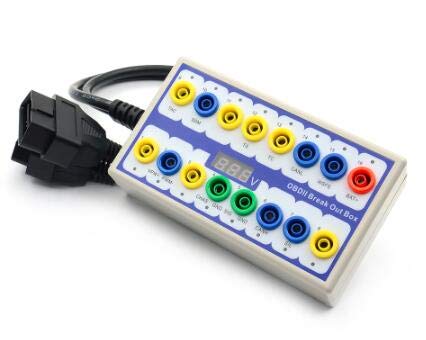 OBDII Diagnostic Scan Detector ＆ Break Out Box, OBD2 Breakout Box, OBD line Signal , Auto ECU Connector