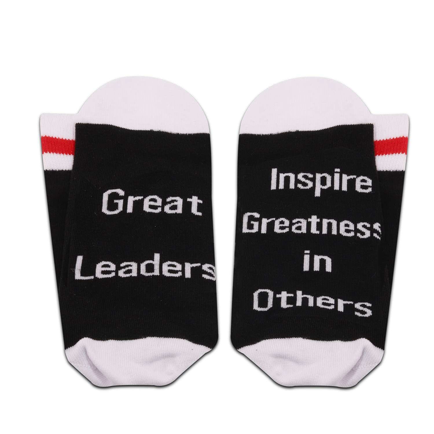 TSOTMO 2 Pairs Great Leaders Inspire Greatness in Others Socks (Great Leaders)