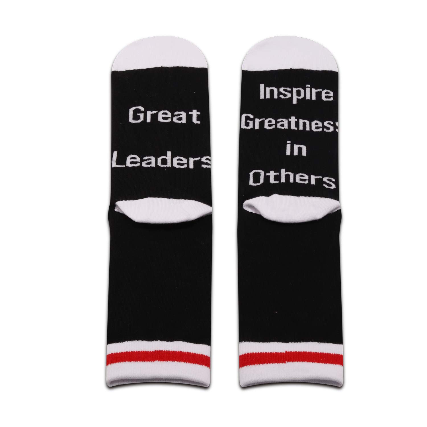 TSOTMO 2 Pairs Great Leaders Inspire Greatness in Others Socks (Great Leaders)