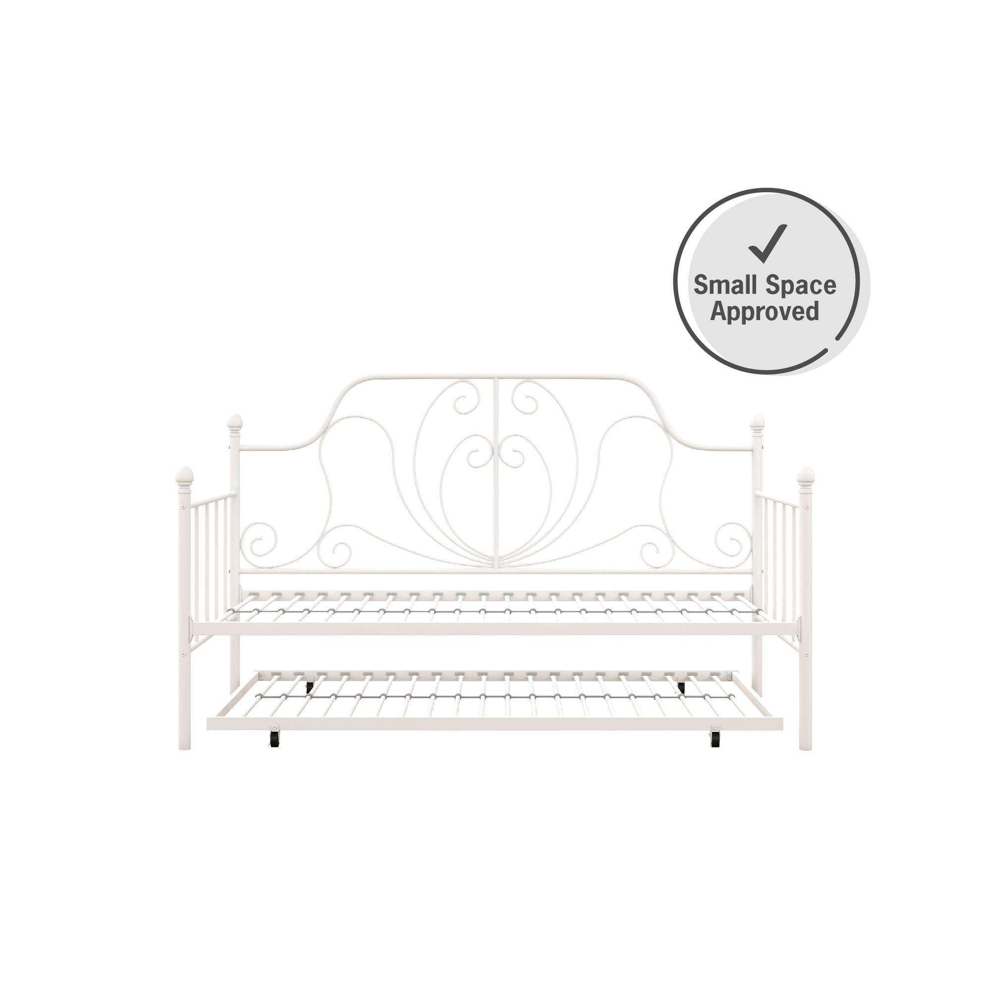 DHP Lucie Metal Twin Size Frame, Black Daybed