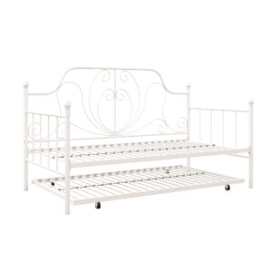 DHP Lucie Metal Twin Size Frame, Black Daybed