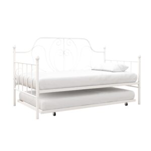 DHP Lucie Metal Twin Size Frame, Black Daybed